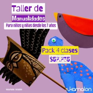 Pack 4 Clases Taller de Manualidades