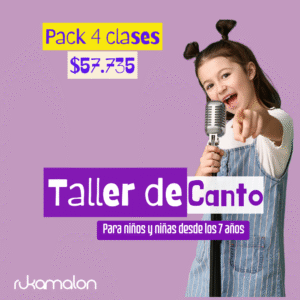 Pack 4 de Clases Taller de Canto Infantil