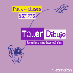 Pack 4 clases Taller de Dibujo Infantil