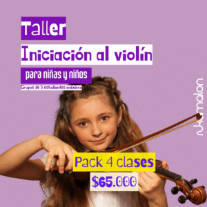 Taller Iniciación al Violín (Pack 4 clases)
