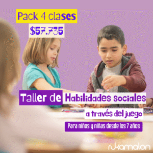 Pack 4 clases - Taller Habilidades Sociales