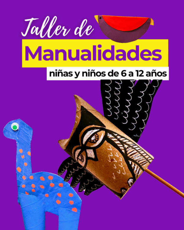 Clase Exploratoria Taller de Manualidades con materiales reciclados