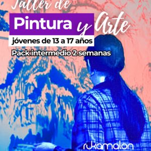 Taller de Pintura y Arte para jóvenes (13 a 17 años) - Pack intermedio 2 semanas