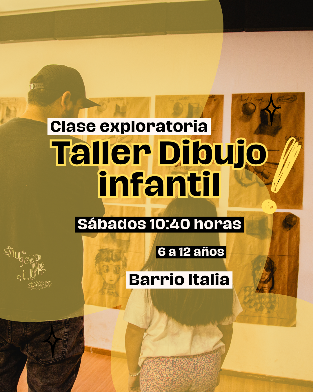 Clase exploratoria Taller de Dibujo Infantil