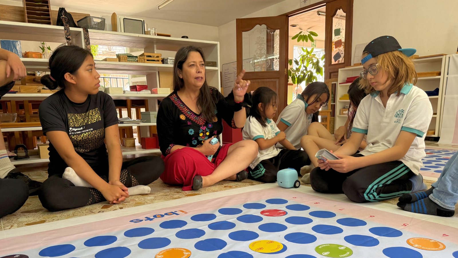 Niños en el taller i-bots Kids Lab
